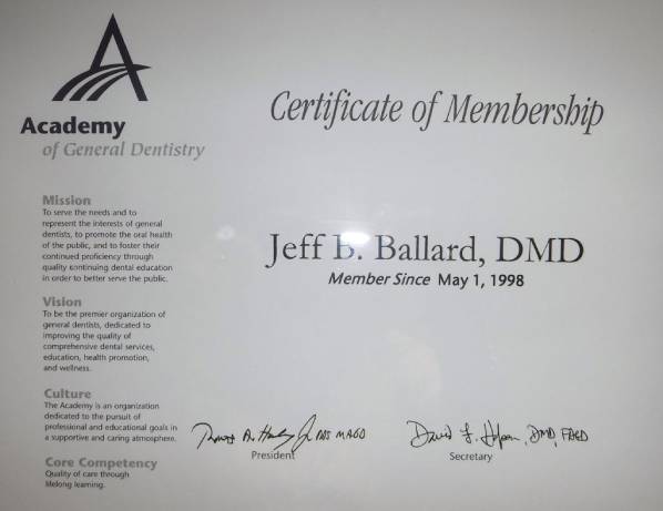membership certificarte